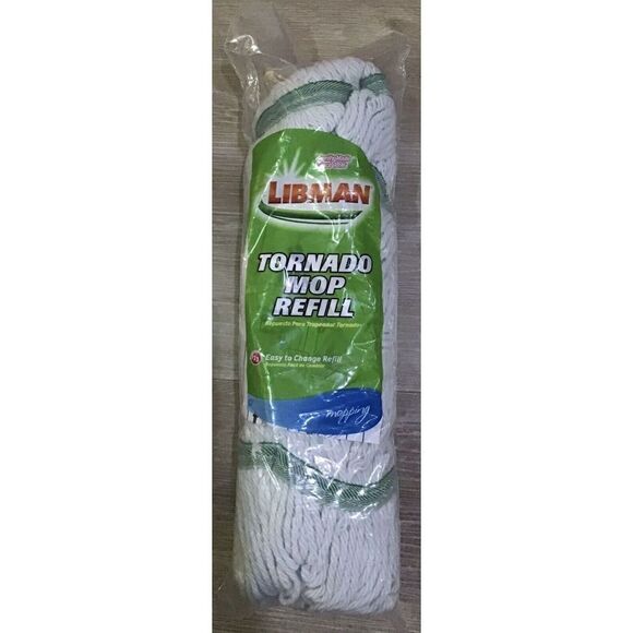 Libman Tornado Twist Cotton Mop Head Refill Heavy-Duty Cotton Cleaning New - Picture 1 of 2